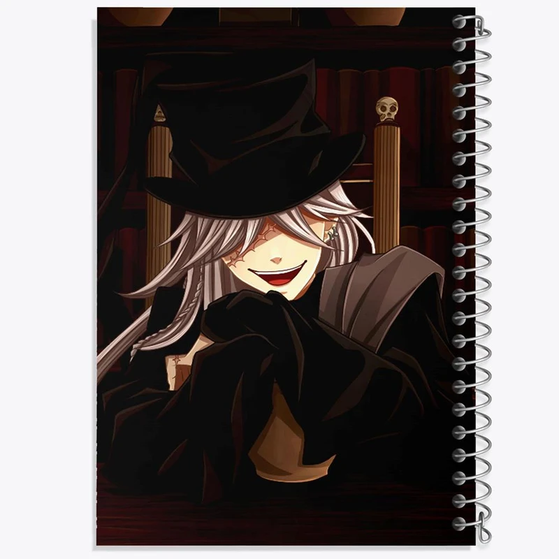 دفتر نت موسیقی 50 برگ خندالو مدل اندرتیکر انیمه خادم سیاه Black Butler کد 16304