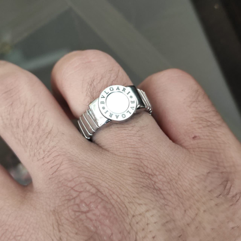 انگشتر مردانه مدل Steel کد GL173