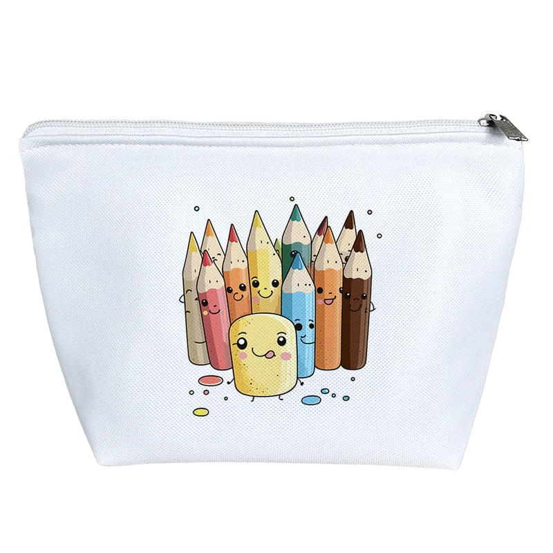 کیف لوازم آرایش دخترانه خندالو مدل مداد رنگی کد H1618