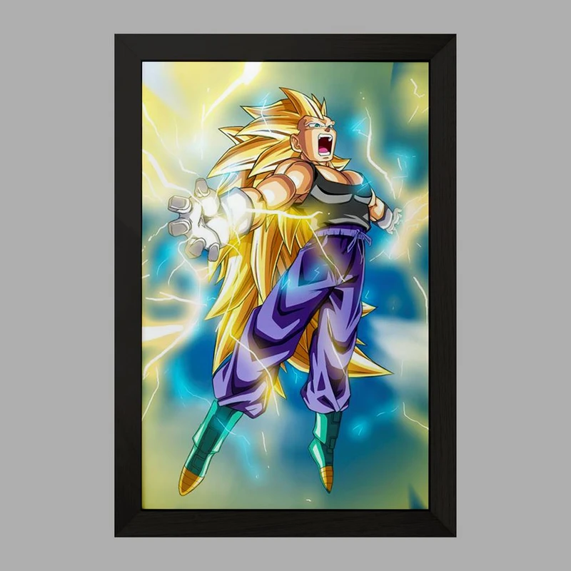 تابلو خندالو مدل گوکو انیمه دراگون بال Dragon Ball  کد 12064