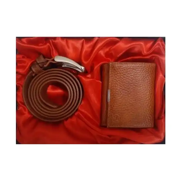 ست هدیه مردانه چرم سون مدل Sn003-as-F