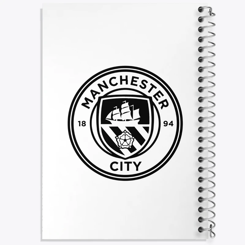 دفتر طراحی 50 برگ خندالو طرح باشگاه منچستر سیتی کد 26766