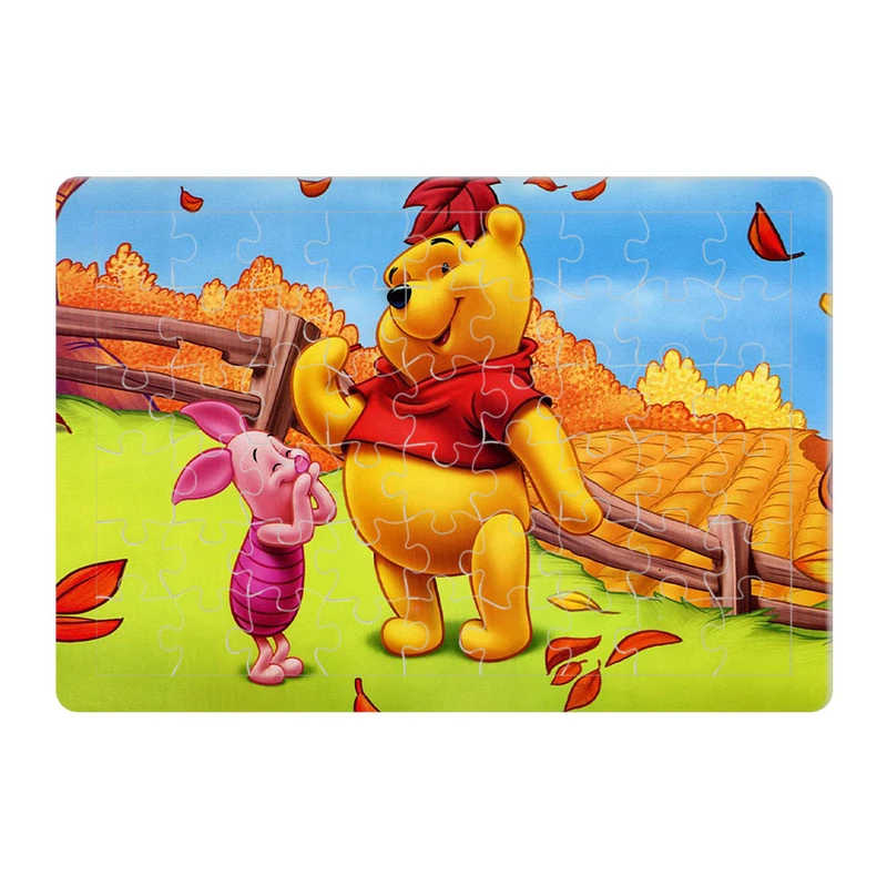 پازل 54 تکه هومرو مدل PL845 طرح انیمیشن وینی پو