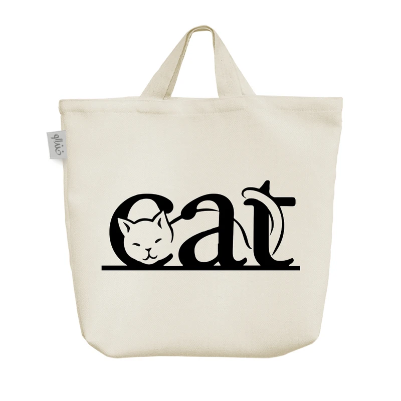 ساک خرید خندالو مدل گربه (Cat) کد 8411