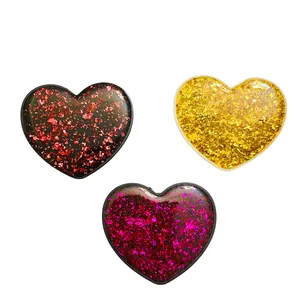 پایه نگهدارنده گوشی موبایل پاپ سوکت مدل قلب کد 2001 مجموعه سه عددی