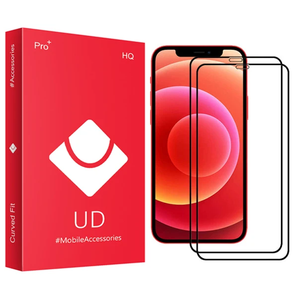 محافظ صفحه نمایش یو دی مدل +PRO مناسب برای گوشی موبایل اپل Iphone 12 بسته دو عددی