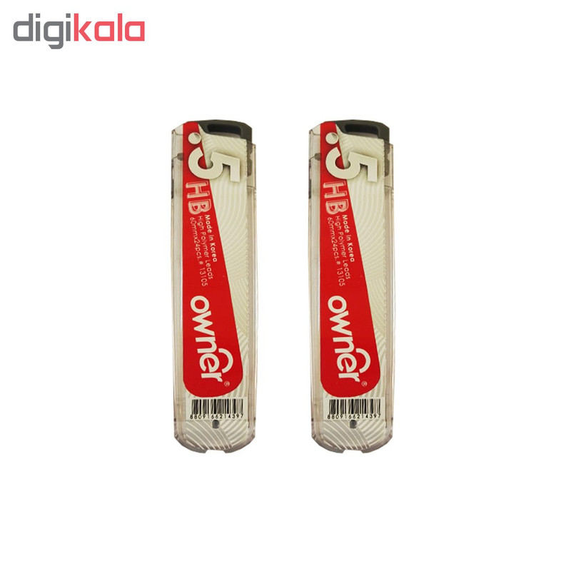 نوک مداد نوکی 0.7 میلی متری اونر مدل High Polymer بسته 2 عددی نوک مداد نوکی 0.7 میلی متری اونر مدل High Polymer بسته 2 عددی