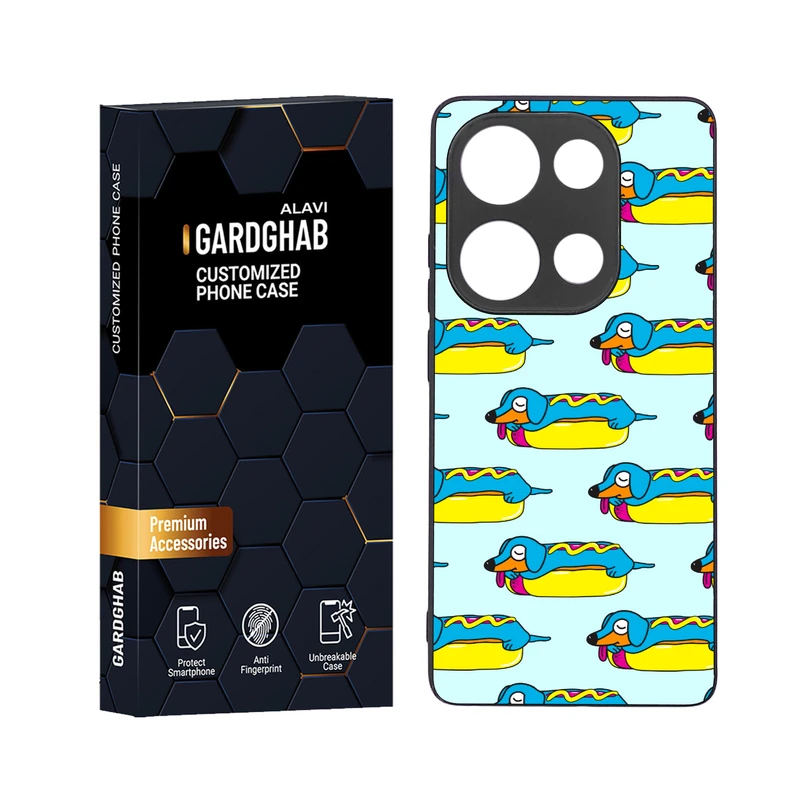 کاور گارد قاب علوی مدل دور ژله ای مناسب برای گوشی موبایل شیائومی Redmi Note 13 Pro 4G