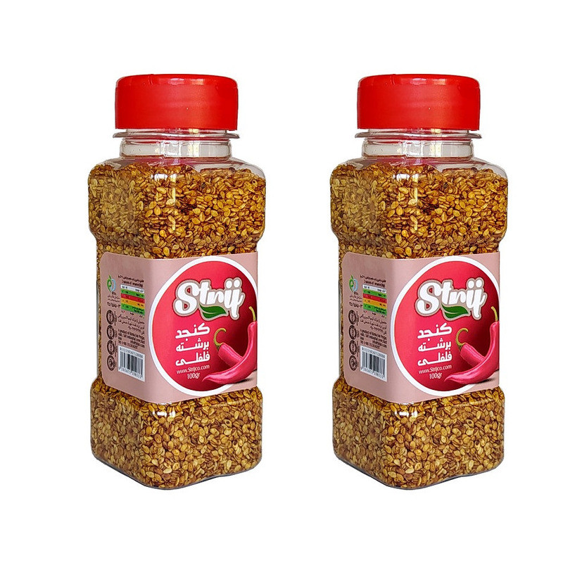 کنجد برشته فلفلی استریج - 100 گرم مجموعه 2 عددی