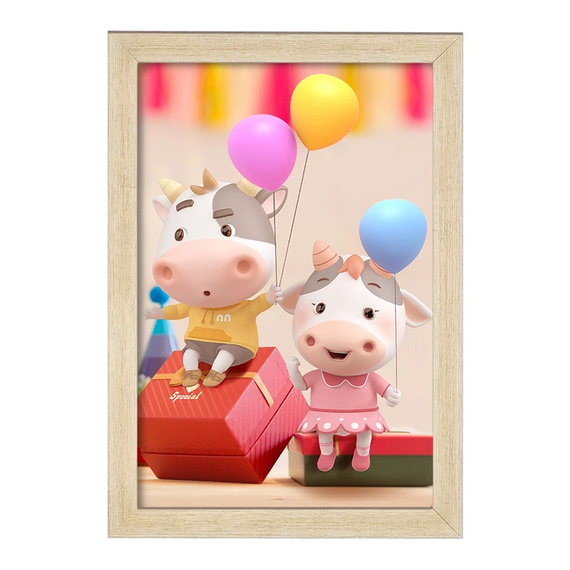 تابلو خندالو مدل گاو  کد 3406