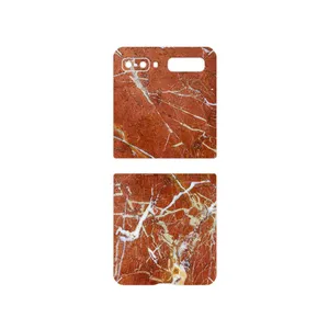 MAHOOT Red Marble Cover Sticker for Samsung Galaxy Z Flip