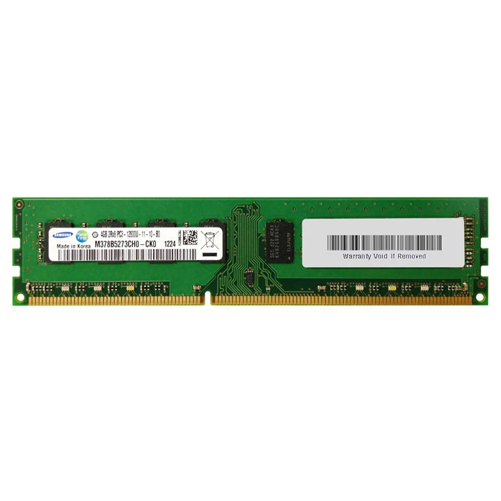 رم کامپیوتر DDR3 تک کاناله 1600 مگاهرتز CL11 سامسونگ مدل M378B5273CH0-CK0 ظرفیت 4 گیگابایت