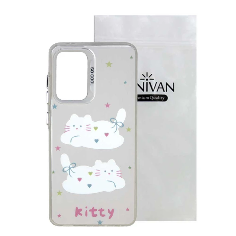 کاور سانیوان مدل فانتزی طرح گربه Kitty مناسب برای گوشی موبایل سامسونگ Galaxy A13 4G / A13 5G / A04s / A32 5G / A23 / M52