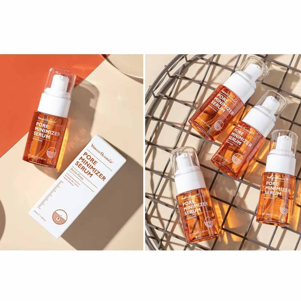 سرم پوست ویبرانت گلمور مدل کوچک کننده منافذ حجم 30 میلی لیتر