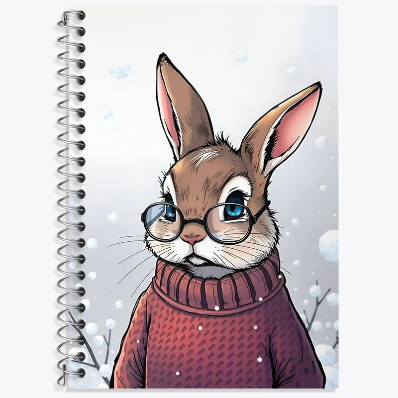 دفتر نت موسیقی 50 برگ خندالو طرح خرگوش کیوت کد N5052