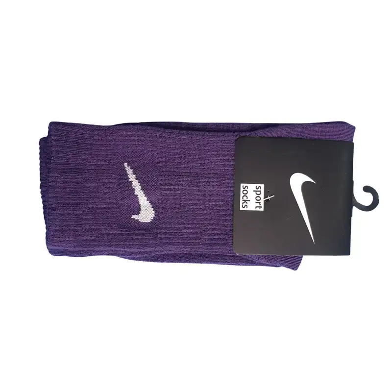 جوراب ورزشی ساق بلند زنانه مدل کش انگلیسی کد NP6005 مجموعه 3 عددی