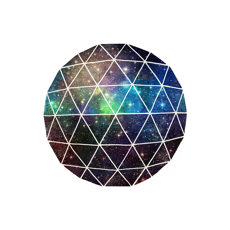  استیکر لپ تاپ لولو طرح اسمان شب کد 145