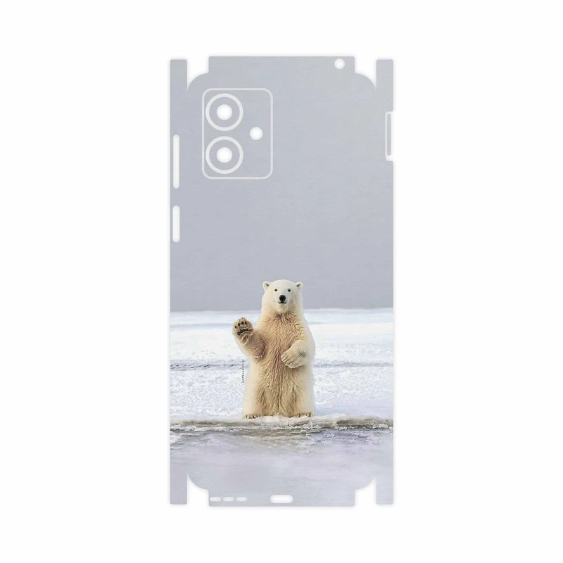 برچسب پوششی ماهوت مدل Polar_bear-FullSkin مناسب برای گوشی موبایل موتورولا Moto G14