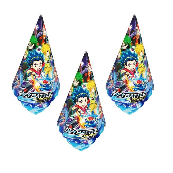 کلاه تولد مدل فرفره های انفجاری کد H1 مجموعه 3 عددی