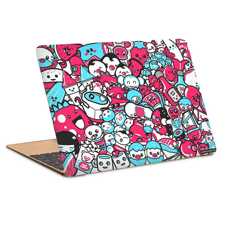 استیکر لپ تاپ طرح grafitti pattern 19کد c-336مناسب برای لپ تاپ 15.6 اینچ