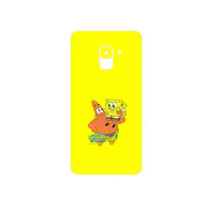 MAHOOT SpongeBob SquarePants Cover Sticker for Samsung Galaxy A8 2018