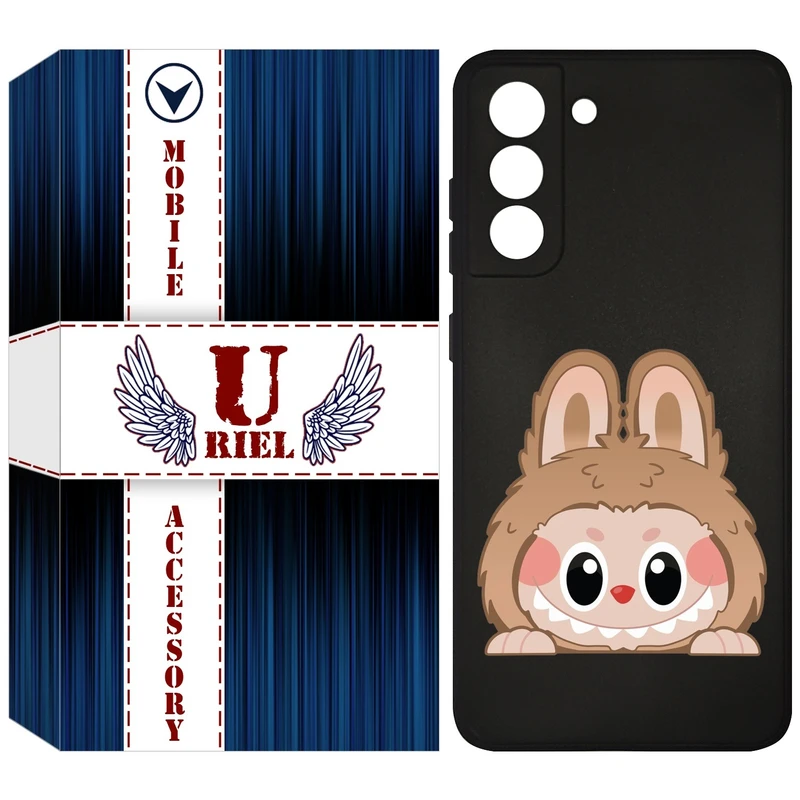 کاور یوریل قاب مدل KSH کد 143 طرح عروسک لبوبو مناسب برای گوشی موبایل سامسونگ Galaxy S21 FE 5G