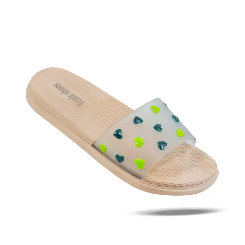 دمپایی زنانه مدل دل آرام کد 580