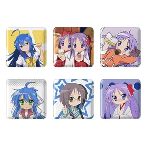 مگنت خندالو طرح انیمه ستاره خوش شانس Lucky Star کد 1467B مجموعه 6 عددی