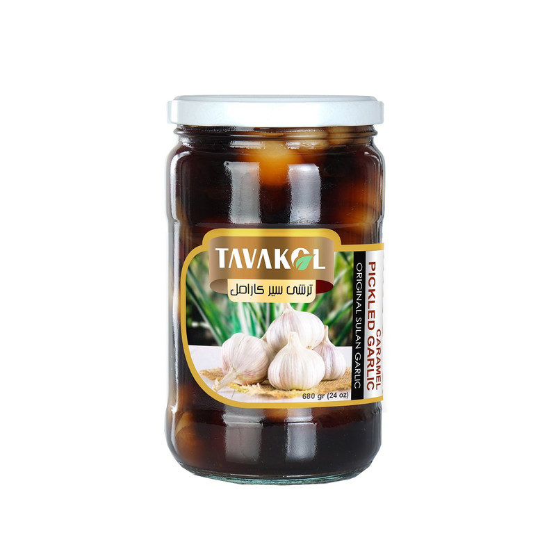 ترشی سیر کارامل توکل -680 گرم