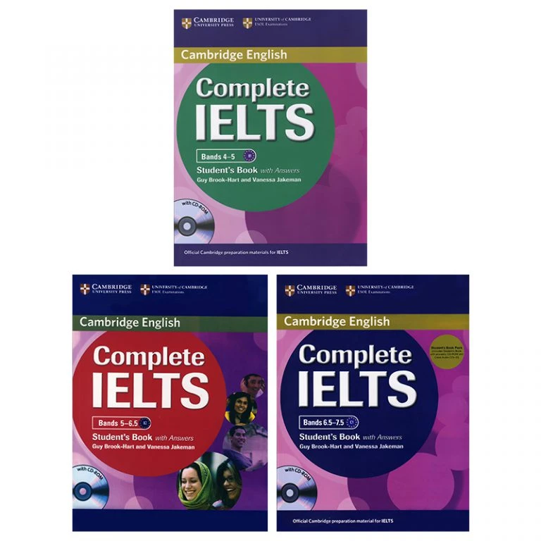 کتاب Complete IELTS اثر Guy Brook-Hart and Vanessa Jackman انتشارات کمبریدج 3 جلدی