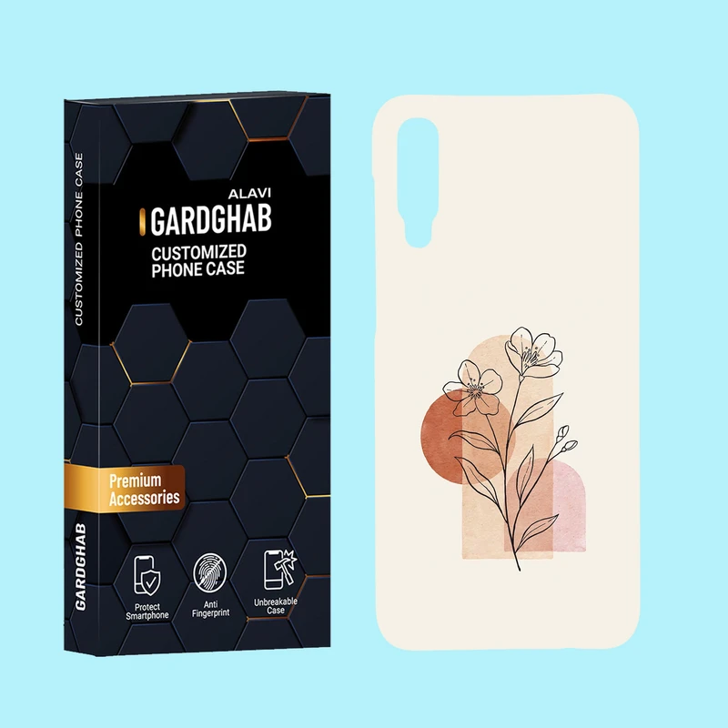 کاور گارد قاب علوی مدل گل مناسب برای گوشی موبایل سامسونگ Galaxy A50 / A50s / A30s