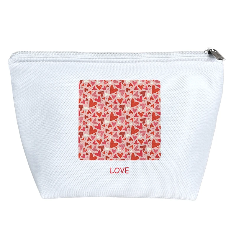 کیف لوازم آرایش دخترانه خندالو مدل قلب Love کد H1291