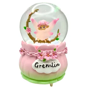 گوی موزیکال مدل پمپی مدیوم Gremlin طرح فرشته و شکوفه کد MPA1623.900.100
