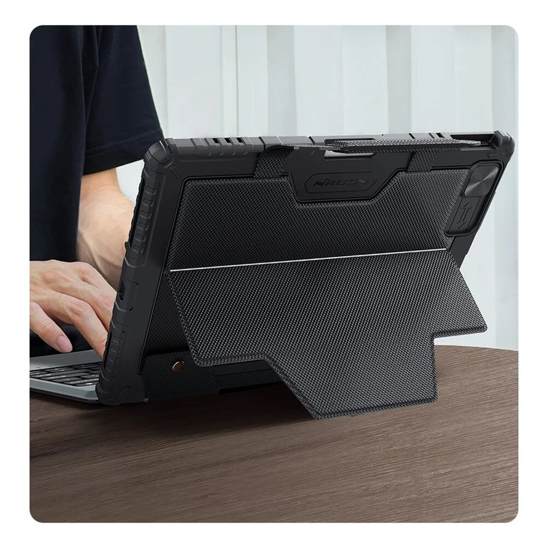 کیف کلاسوری نیلکین مدل Bumper Go Keyboard مناسب برای تبلت اپل iPad Pro 11 2024
