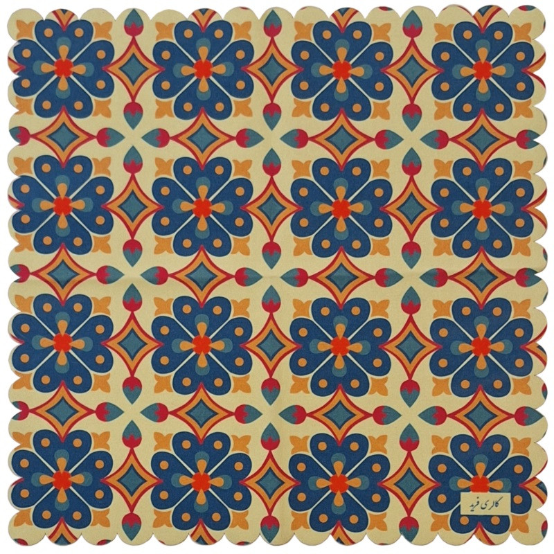 رومیزی گالری فرید مدل عسلی کد MAKHASA5