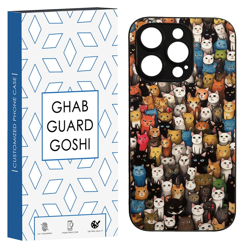 کاور قاب گارد گوشی طرح گربه کد TPU-293 مناسب برای گوشی موبایل اپل Iphone 14 PRO
