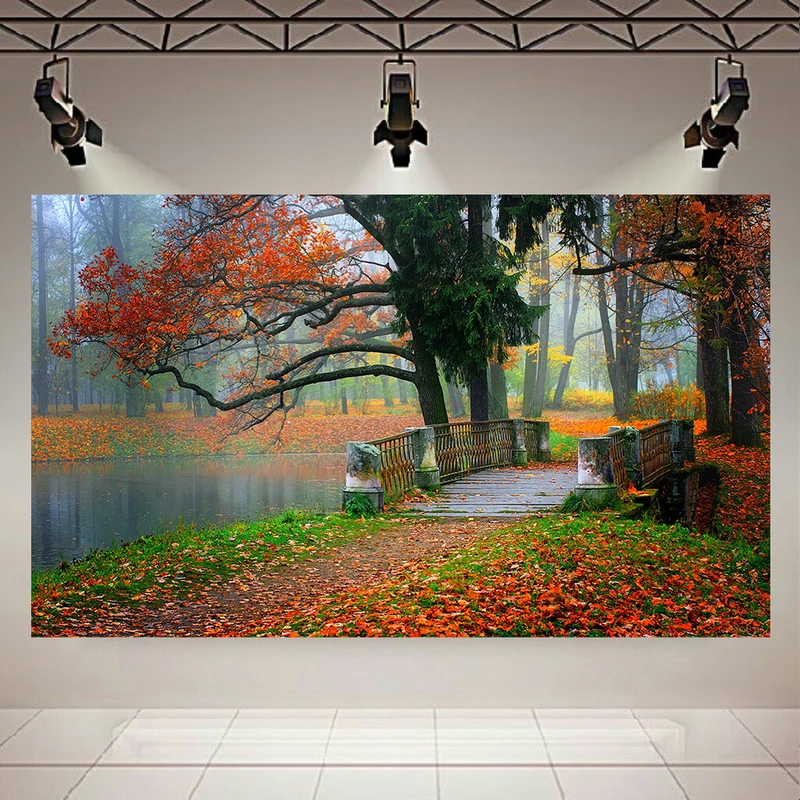 تابلو بوم مدل طرح پاییز دلربا کد AR34