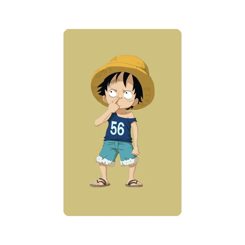 استیکر کارت مدل انیمه طرح وان پیس مانکی دی لوفی one piece Monkey D Luffy کد 6401