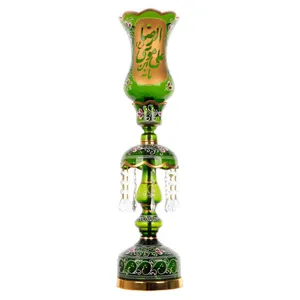شمعدان مدل گلدسته طرح مذهبی یا علی بن موسی الرضا کد 60001920
