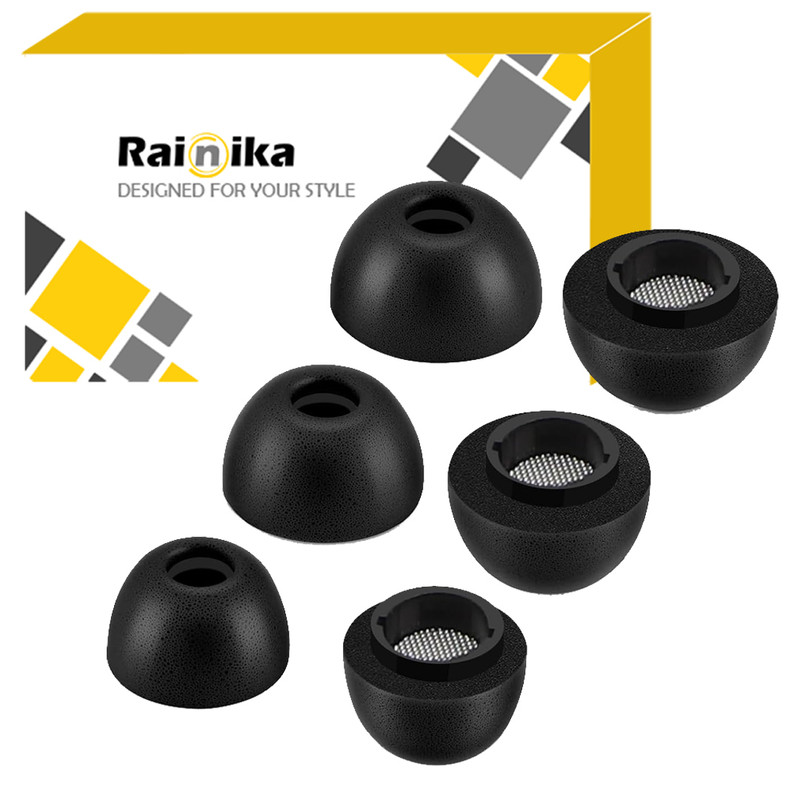 سری هندزفری رینیکا مدل Pro مناسب برای کیس هدفون سامسونگ Galaxy Buds 3 Pro / Buds 4 Pro مجموعه 6 عددی
