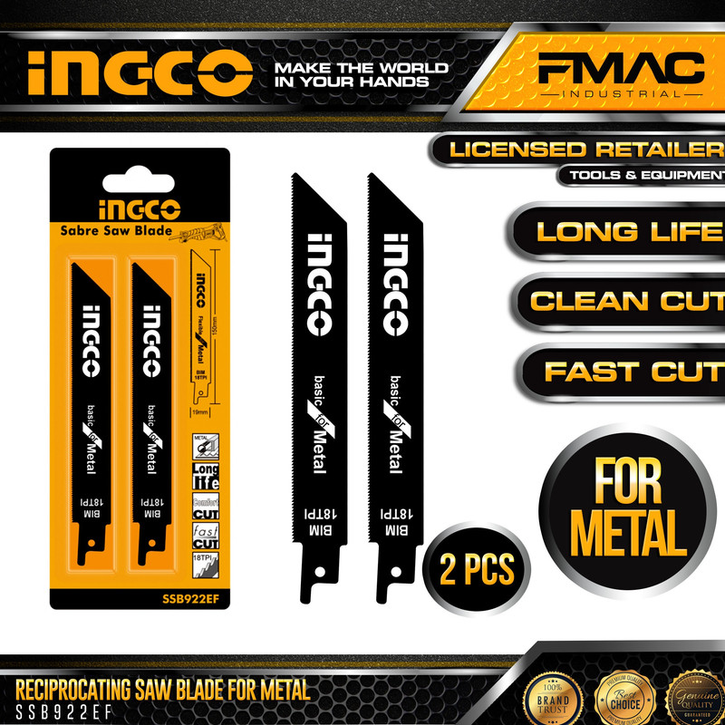 تیغه اره افقی بر آهن اینکو مدل SSB9-22EF مجموعه 2 عددی