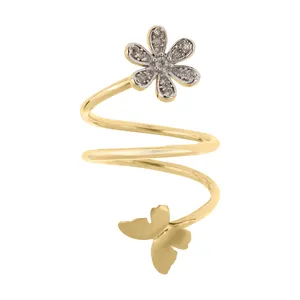 انگشتر طلا 18 عیار زنانه مایا ماهک مدل MR0416