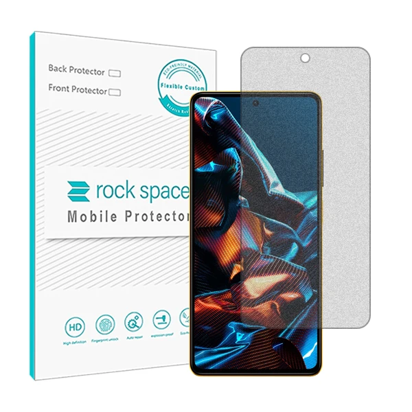 محافظ صفحه نمایش گیمینگ راک اسپیس مدل HyGAM مناسب برای گوشی موبایل شیائومی Poco X5 Pro