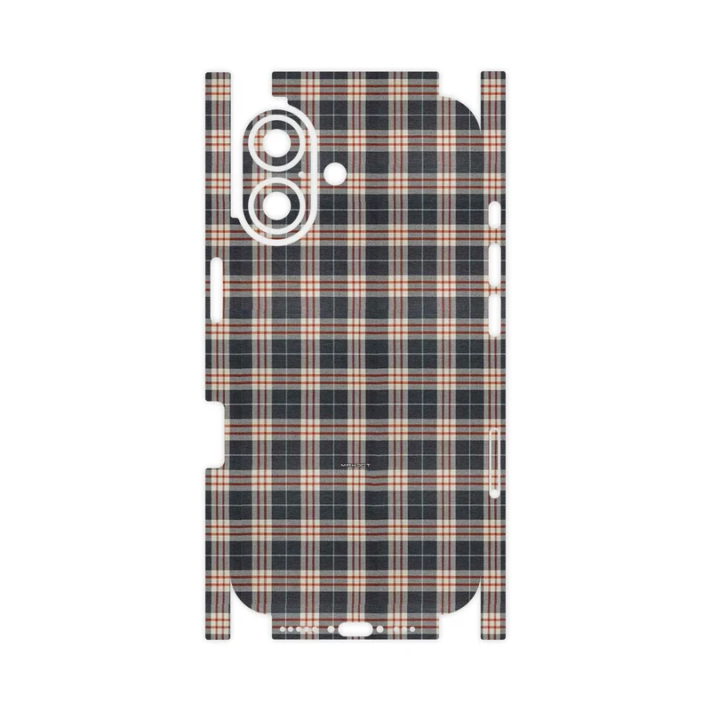 برچسب پوششی ماهوت مدل Fabric Texture 5-FullSkin مناسب برای گوشی موبایل اپل iPhone 16
