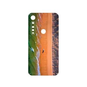 MAHOOT Beach and Green Sea Cover Sticker for Motorola One Vision Plus