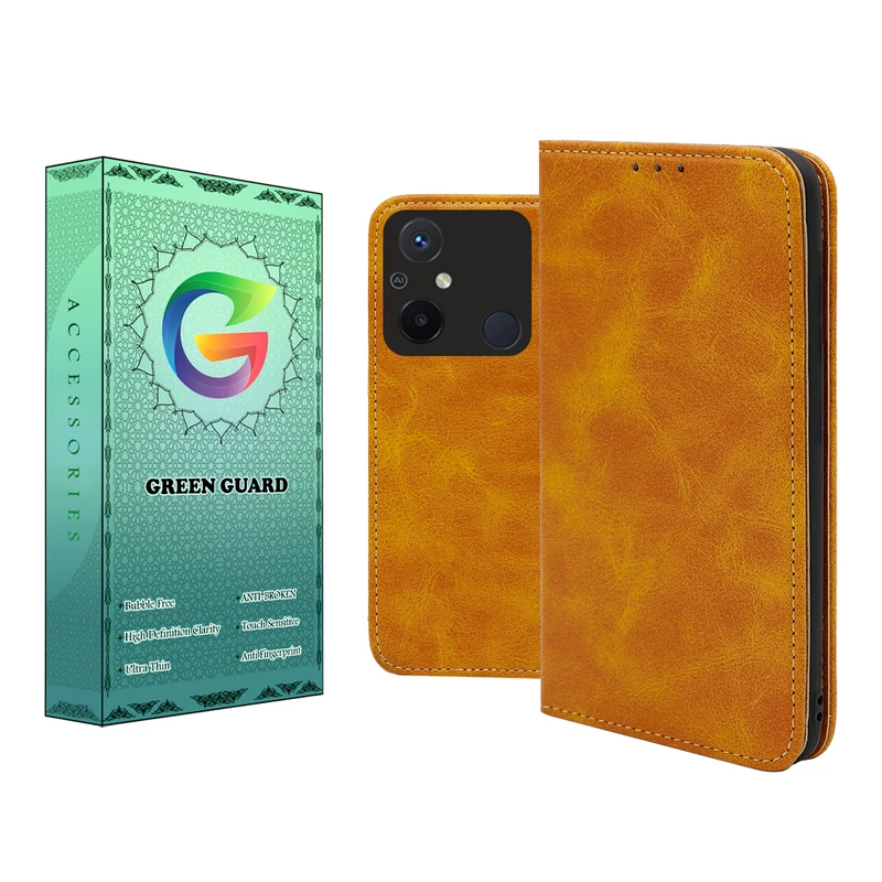 کیف کلاسوری گرین گارد طرح چرمی مدل Bitta مناسب برای گوشی موبایل شیائومی Redmi 12C
