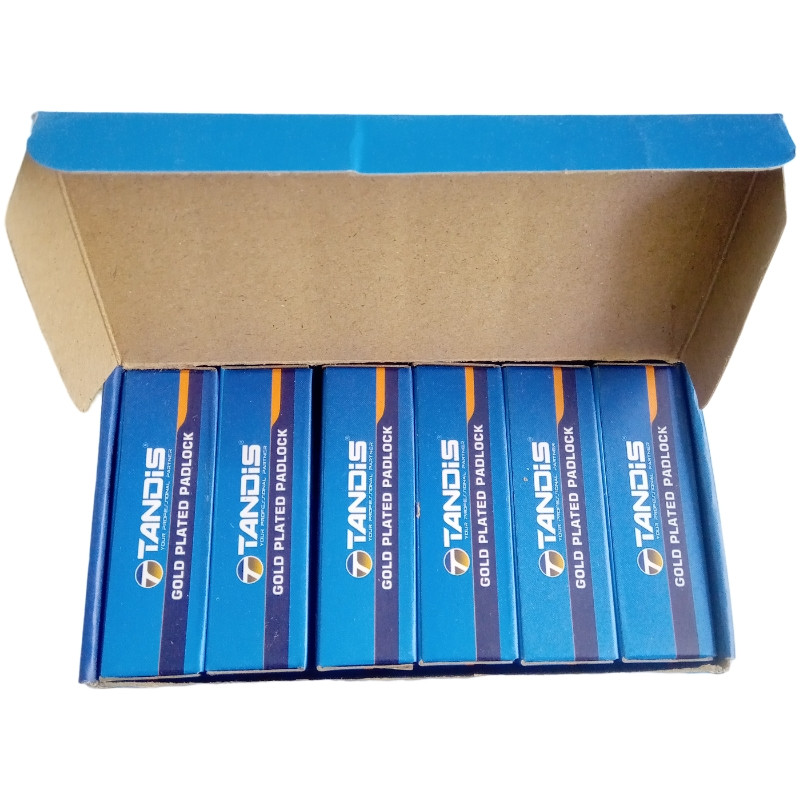 قفل آویز تندیس مدل 38mm مجموعه 6 عددی