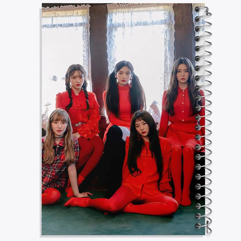 دفتر نقاشی 50 برگ خندالو مدل گروه رد ولوت Red Velvet کد 13012