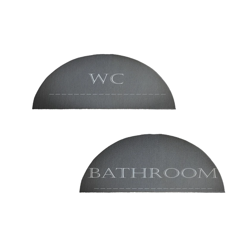 پادری طرح حمام و سرویس بهداشتی نیم دایره کد 8336 مجموعه دو عددی