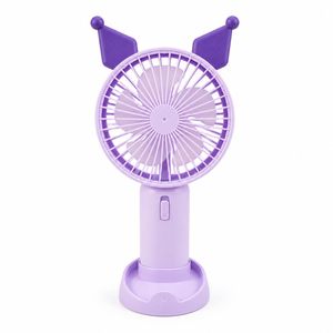 پنکه‌ شارژی مدل پایه دار قابل حمل کرومی کد Large Huge Kuromi Fan